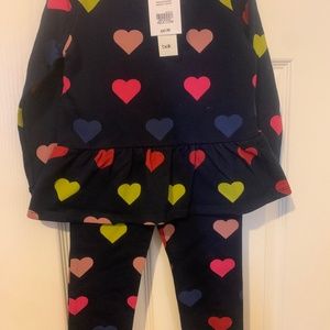 Crown & Ivy  ❤️💙💗💛outfit 2pc set NWT